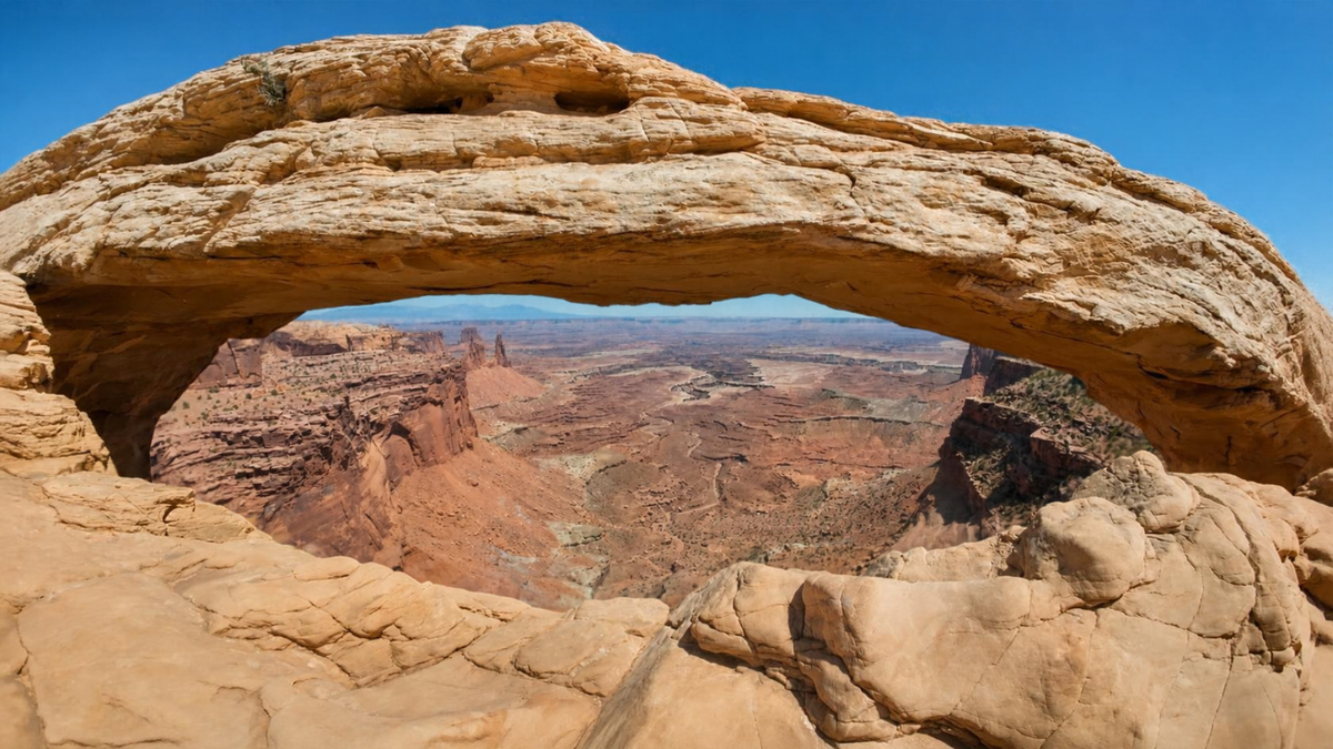 Mesa Arch wallpaper per PC - arco di roccia Canyonlands