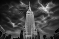 Empire State Building wallpaper per PC - bianco e nero