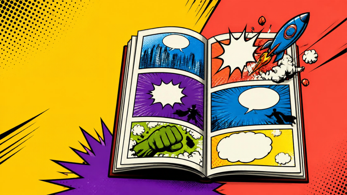 Comic Explosion wallpaper per PC - stile fumetto pop art