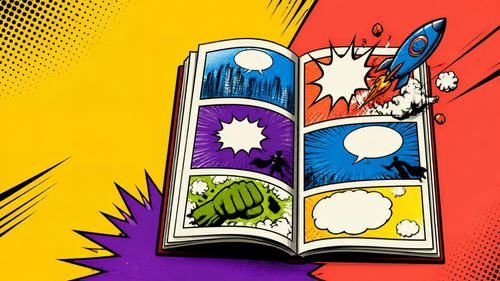 Comic Explosion wallpaper per PC - stile fumetto pop art
