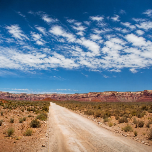 Desert Road wallpaper per PC - strada nel deserto con rocce rosse